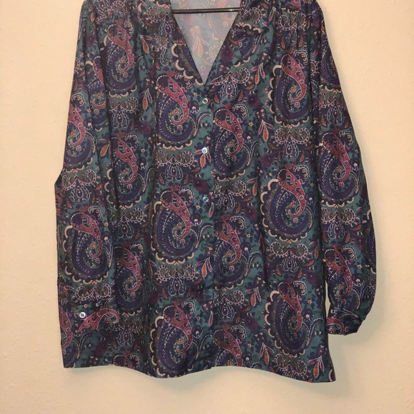 Women’s Paisley blouse - Picture 2 of 2